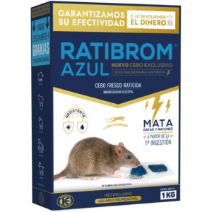 Raticida Ratibrom Azul Cebo Fresco