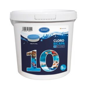 Cloro 10 Acciones Bicapa de 200Gr 5 Kg